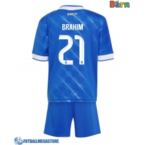 Fotballdrakt Barn Real Madrid Brahim Diaz #21 Tredjedraktsett 2025-26 Kortermet (+ Korte bukser)